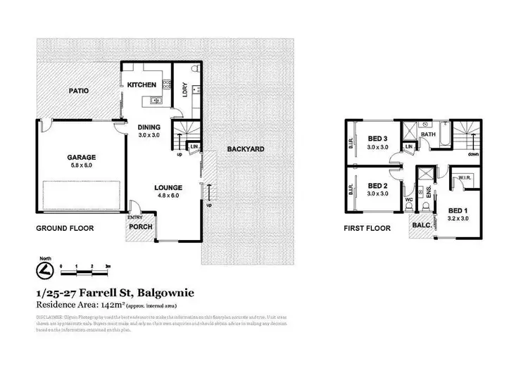 Floorplan of Homely unit listing, 1/25-27 Farrell Street, Balgownie NSW 2519