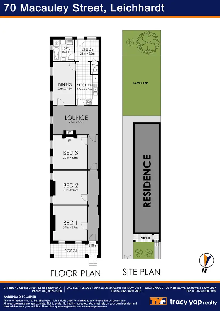 Floorplan of Homely house listing, 70 Macauley Street, Leichhardt NSW 2040