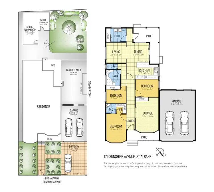Floorplan of Homely house listing, 179 Sunshine Avenue, St Albans VIC 3021