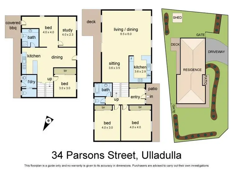 Floorplan of Homely house listing, 34 Parson Street, Ulladulla NSW 2539