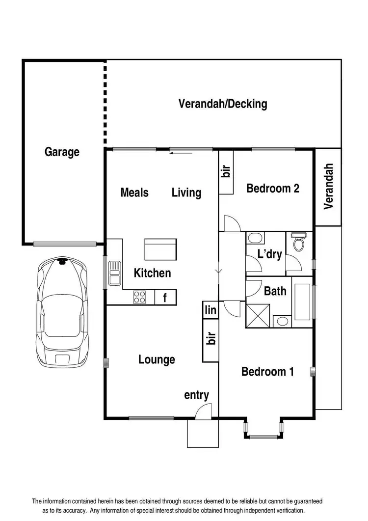 Floorplan of Homely unit listing, 75 Elinda Place, Reservoir VIC 3073