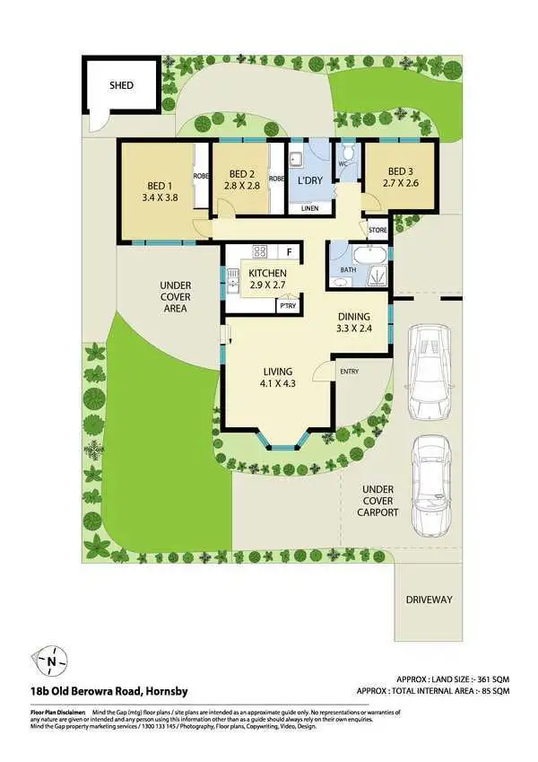 Floorplan of Homely house listing, 18B Old Berowra Road, Hornsby NSW 2077