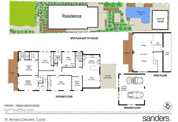 Floorplan of Homely house listing, 81 Novara Crescent, Como NSW 2226