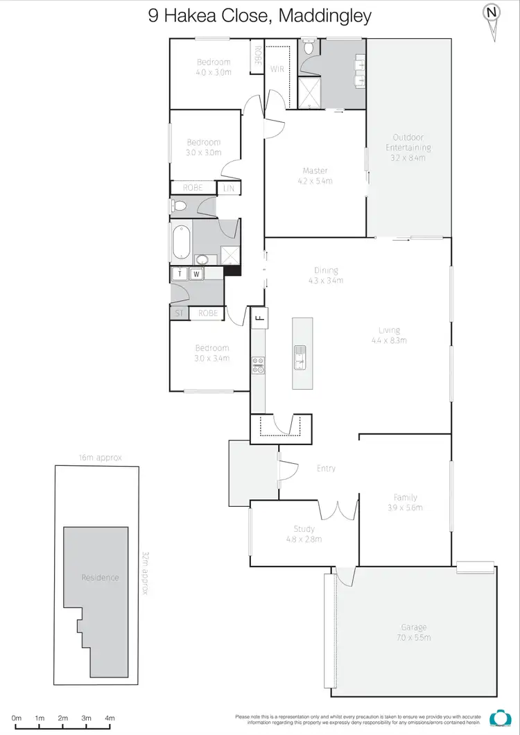 Floorplan of Homely house listing, 9 Hakea Close, Bacchus Marsh VIC 3340