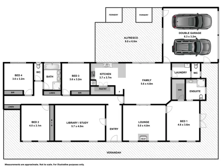 Floorplan of Homely house listing, 24 Howards Road, Baranduda VIC 3691