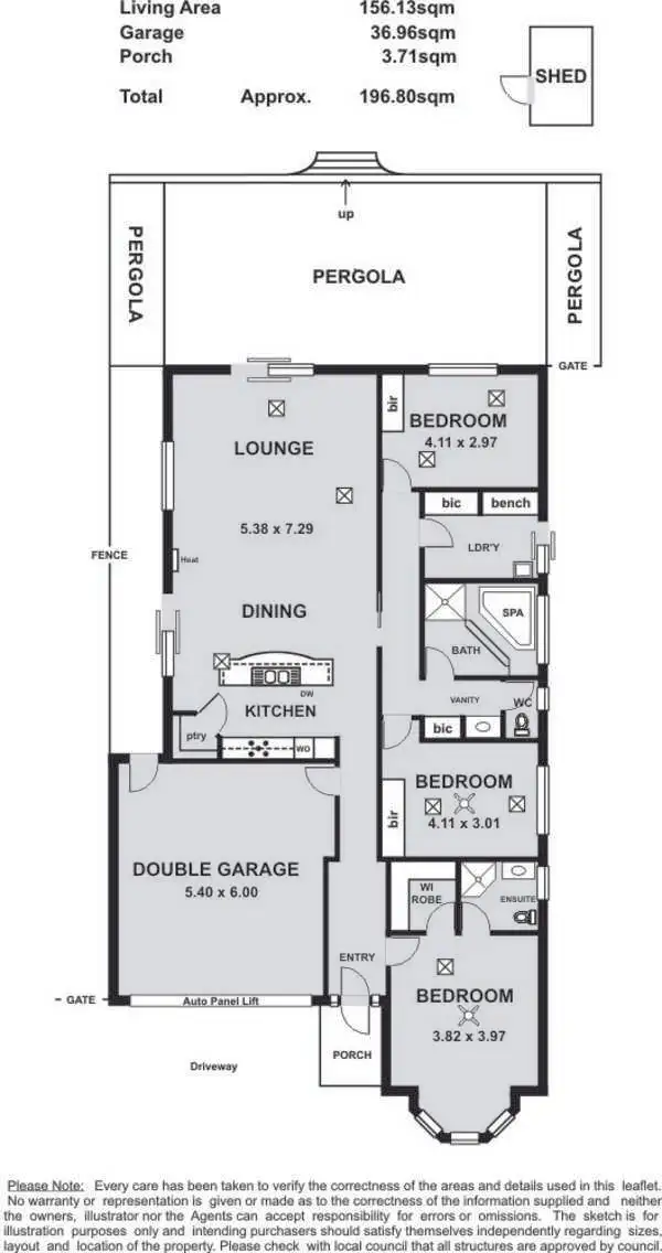 Floorplan of Homely house listing, 4 Hamilton Place, Mawson Lakes SA 5095
