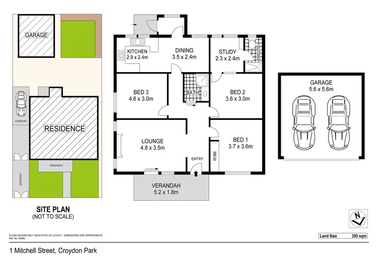 Floorplan of Homely house listing, 1 Mitchell Street, Croydon Park NSW 2133