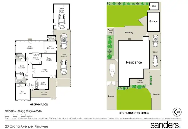 Floorplan of Homely house listing, 20 Orana Avenue, Kirrawee NSW 2232