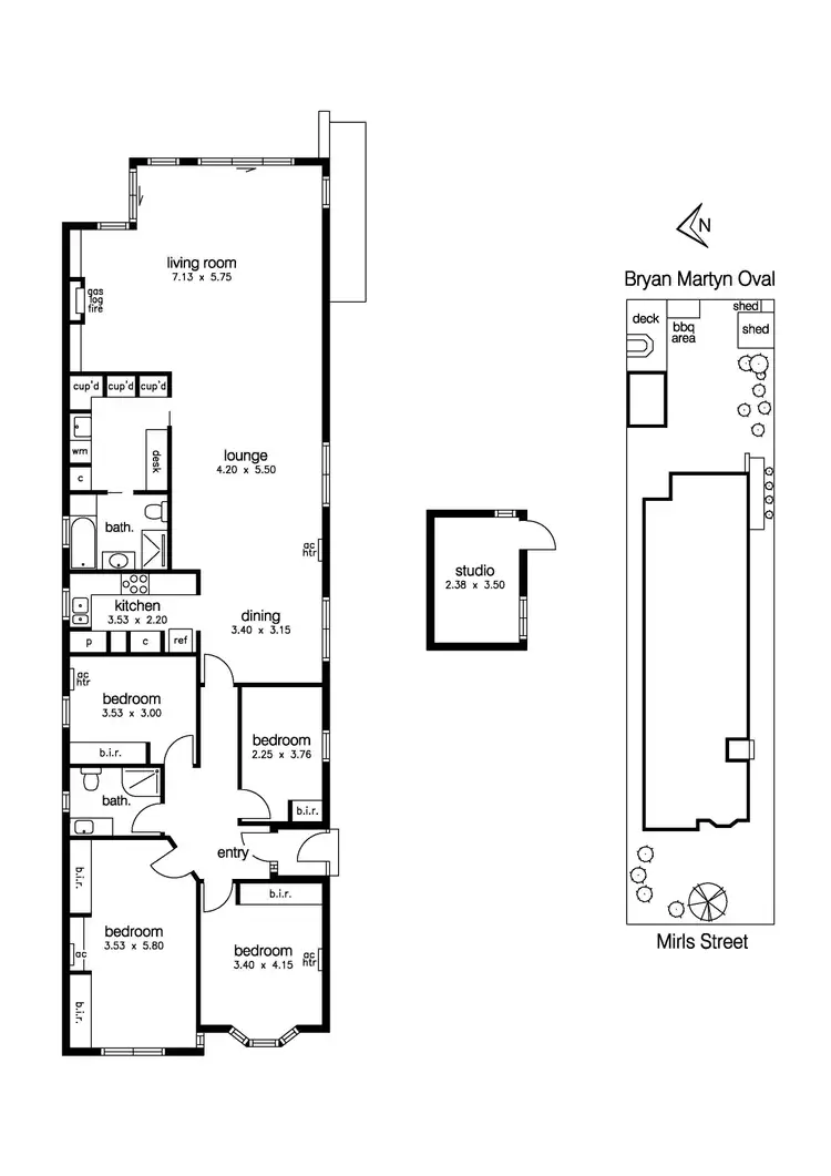 Floorplan of Homely house listing, 26 Mirls Street, Newport VIC 3015