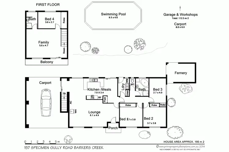 Floorplan of Homely house listing, 157 Specimen Gully Road, Barkers Creek VIC 3451