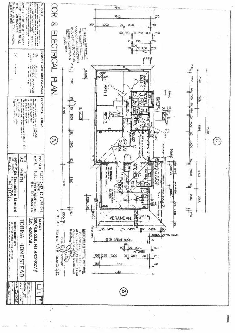 Floorplan of Homely house listing, 13 Ewing Crescent, Dawesville WA 6211