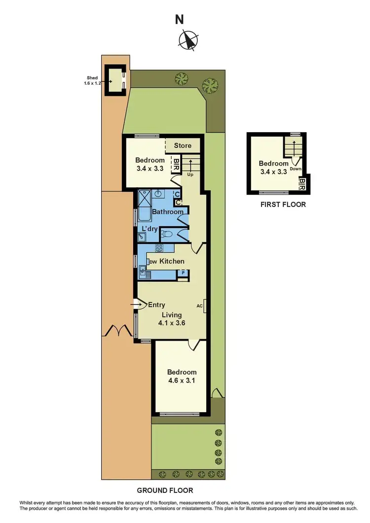 Floorplan of Homely house listing, 28 Regent Street, Yarraville VIC 3013