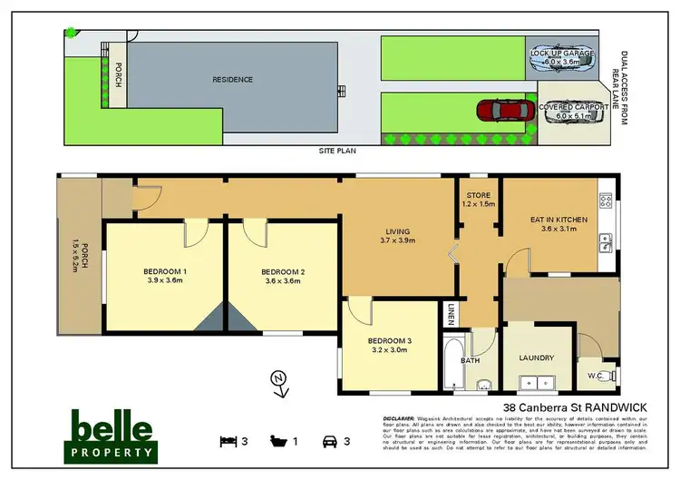 Floorplan of Homely house listing, 38 Canberra Street, Randwick NSW 2031