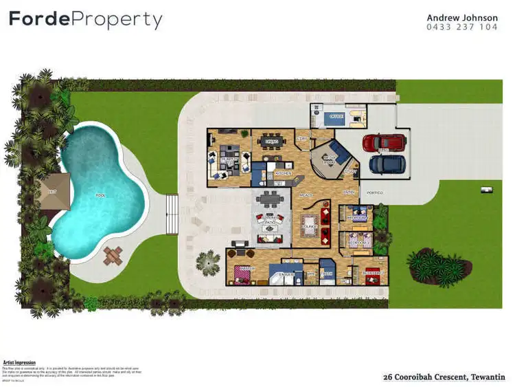 Floorplan of Homely house listing, 26 Cooroibah Crescent, Tewantin QLD 4565