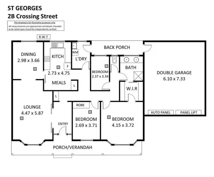 Floorplan of Homely house listing, 2B Crossing Street, St Georges SA 5064