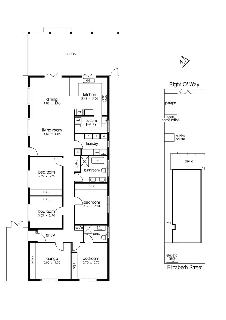 Floorplan of Homely house listing, 45 Elizabeth Street, Newport VIC 3015