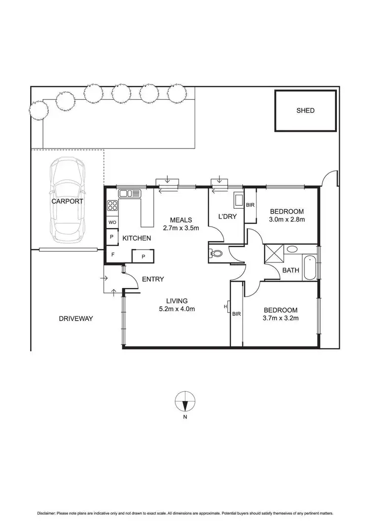 Floorplan of Homely unit listing, 3/153 Rathcown Road, Reservoir VIC 3073