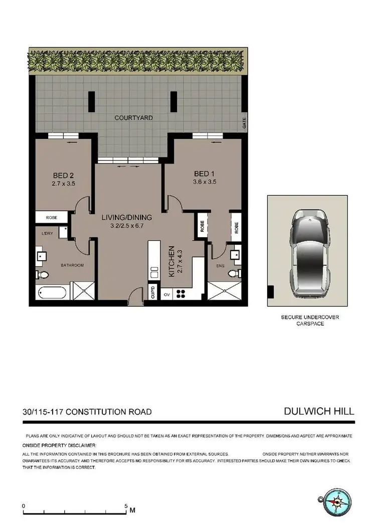 Floorplan of Homely apartment listing, 30/115-117 Constitution Road, Dulwich Hill NSW 2203
