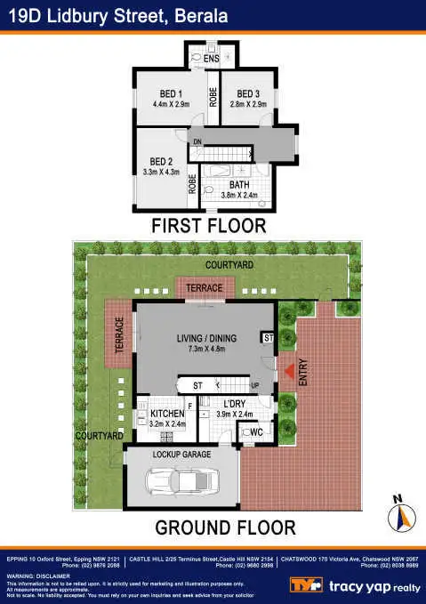 Floorplan of Homely townhouse listing, 19D Lidbury Street, Berala NSW 2141