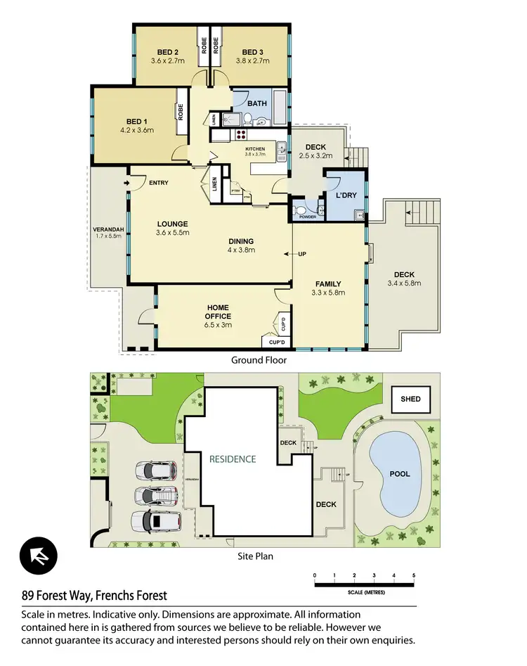 Floorplan of Homely house listing, 89 Forest Way, Frenchs Forest NSW 2086