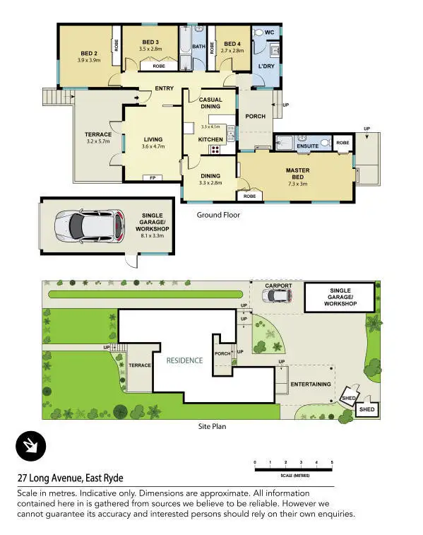 Floorplan of Homely house listing, 27 Long Avenue, East Ryde NSW 2113