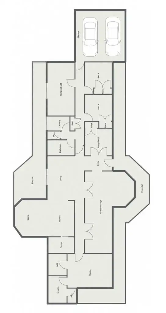 Floorplan of Homely house listing, 5 Lawler Court, Echuca VIC 3564
