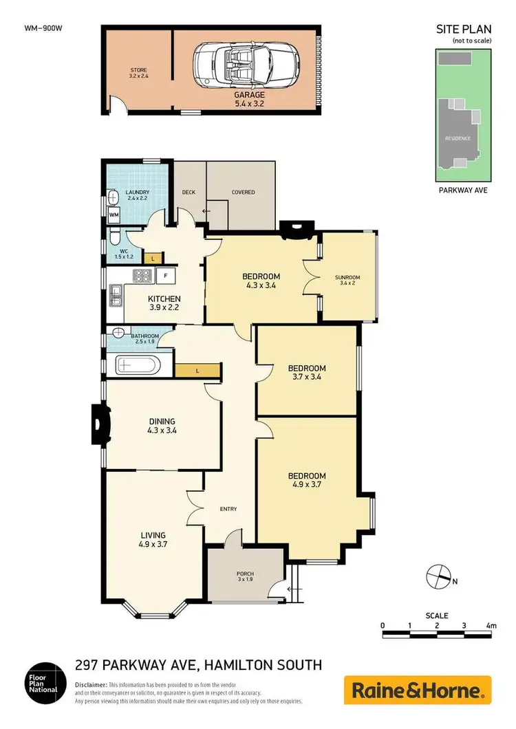 Floorplan of Homely house listing, 297 Parkway Avenue, Hamilton East NSW 2303