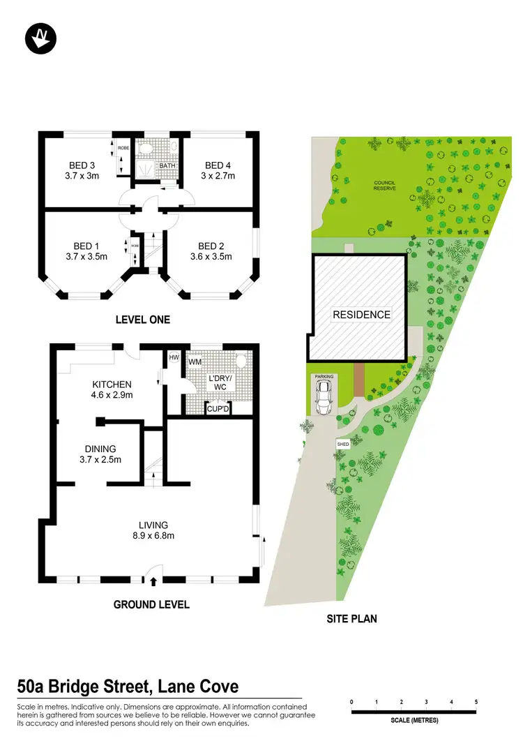 Floorplan of Homely house listing, 50a Bridge Street, Lane Cove NSW 2066
