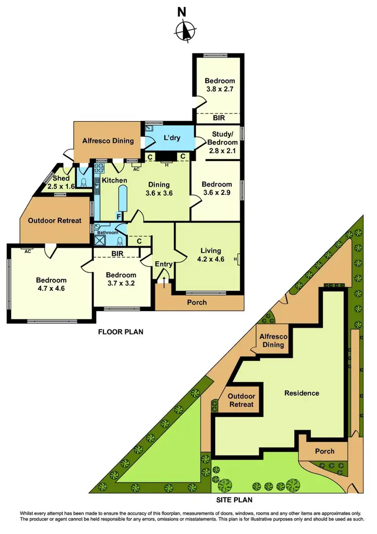 Floorplan of Homely house listing, 342 Somerville Road, Kingsville VIC 3012