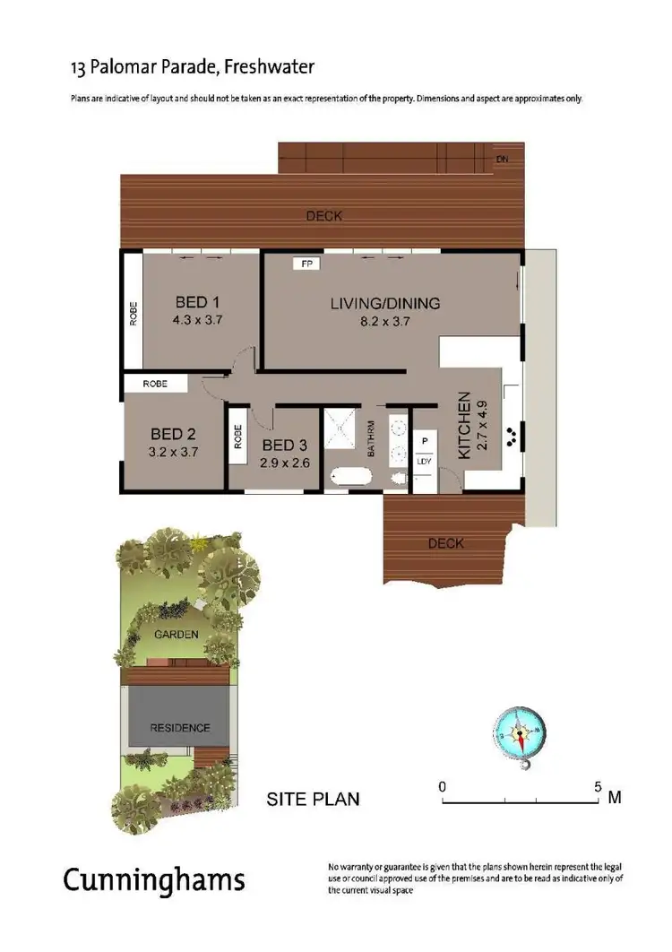 Floorplan of Homely house listing, 13 Palomar Parade, Freshwater NSW 2096