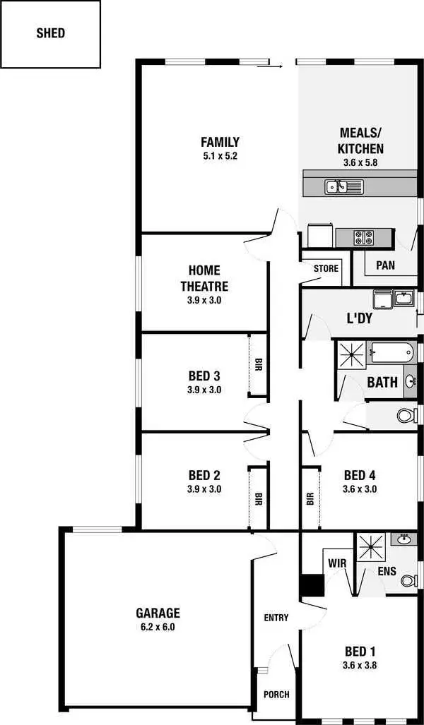 Floorplan of Homely house listing, 2 Indigo Way, Hayborough SA 5211