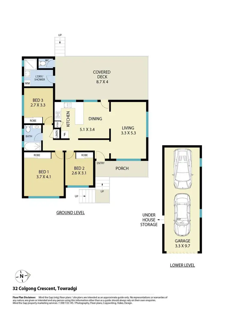 Floorplan of Homely house listing, 32 Colgong Crescent, Towradgi NSW 2518