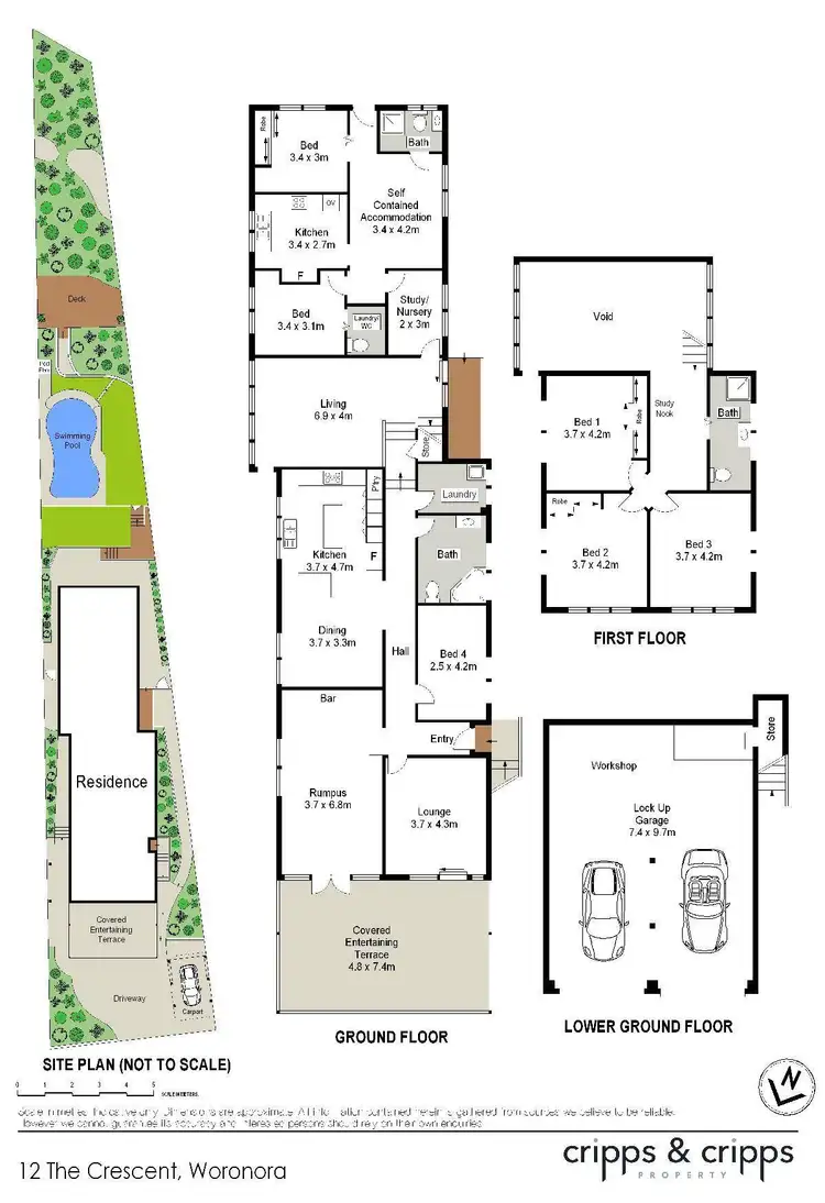 Floorplan of Homely house listing, 12 The Crescent, Woronora NSW 2232