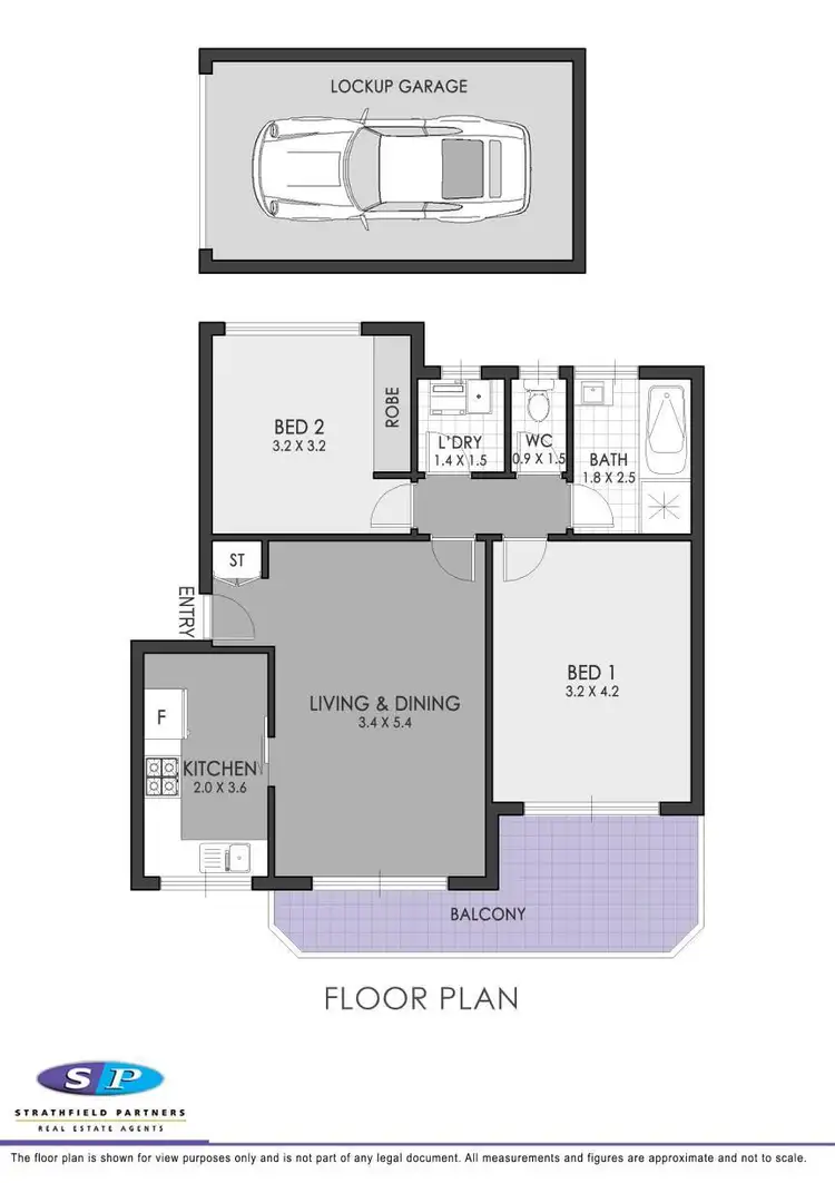 Floorplan of Homely apartment listing, 41/68 Liverpool Road, Ashfield NSW 2131