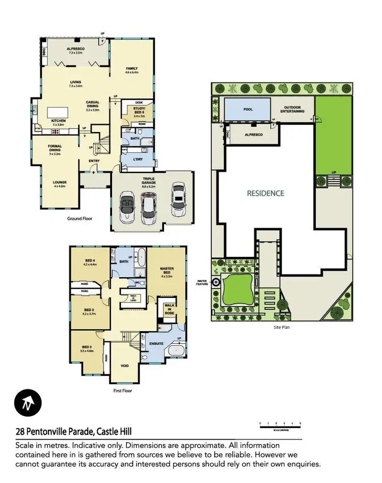 Floorplan of Homely house listing, 28 Pentonville Parade, Castle Hill NSW 2154