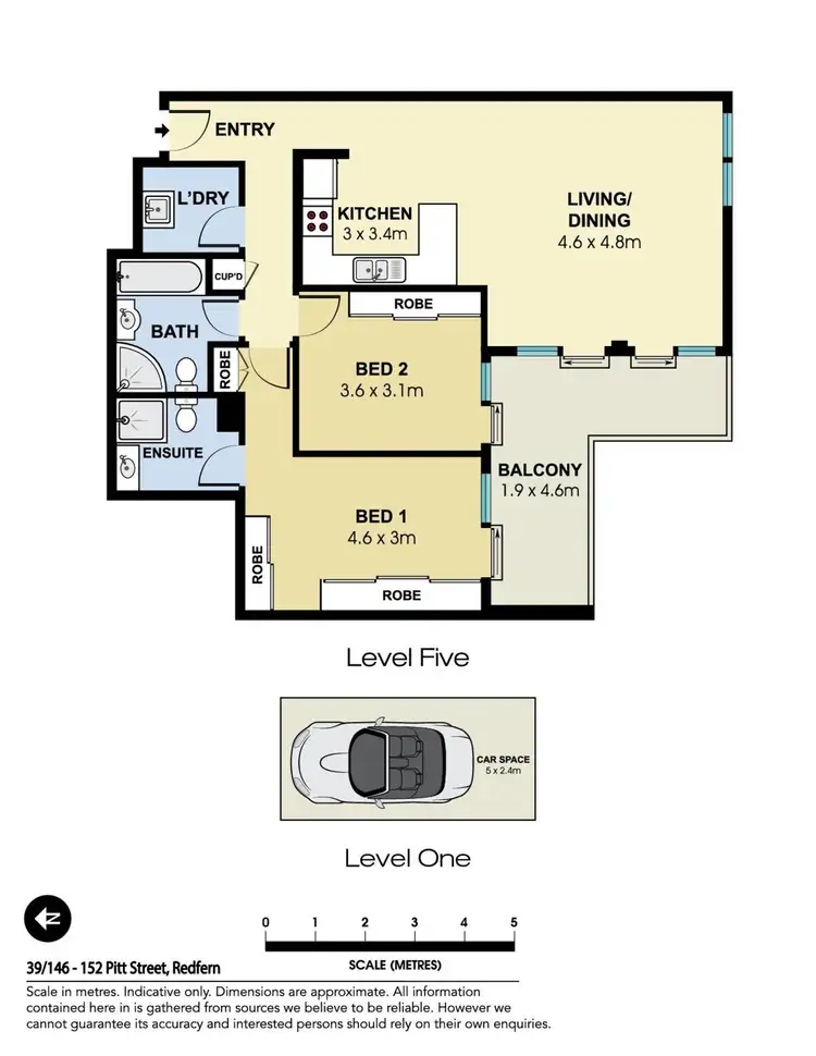 Floorplan of Homely apartment listing, 39/146-152 Pitt Street, Redfern NSW 2016