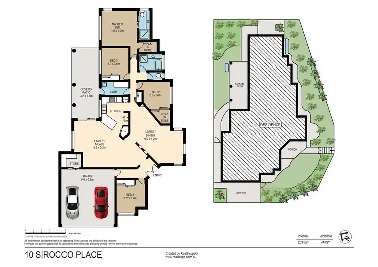 Floorplan of Homely house listing, 10 Sirocco Place, Carindale QLD 4152