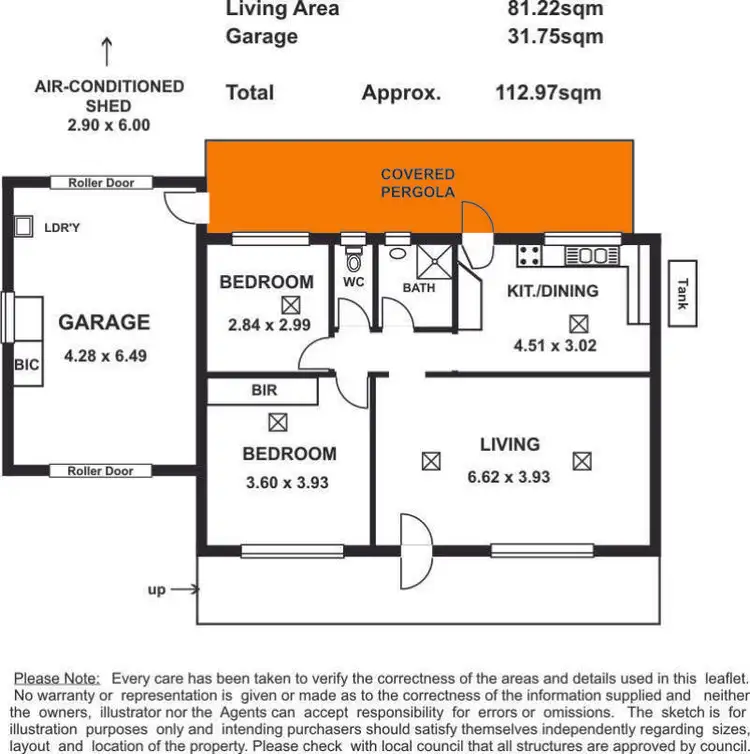 Floorplan of Homely house listing, 8 Woodfield Street, Enfield SA 5085