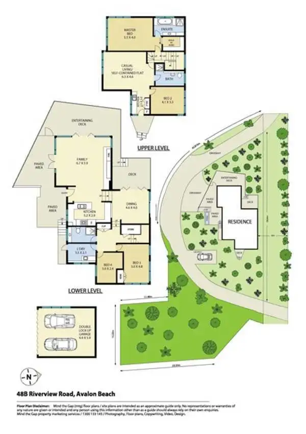 Floorplan of Homely house listing, 48B Riverview Road, Avalon Beach NSW 2107