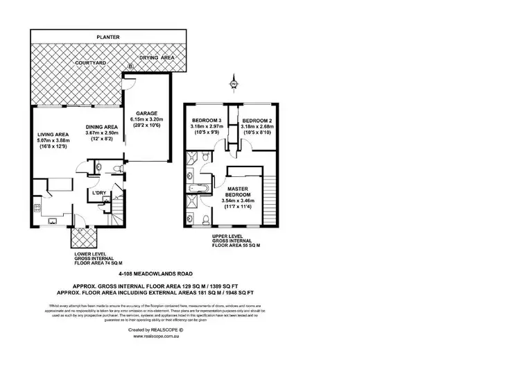Floorplan of Homely townhouse listing, Unit 4/108 Meadowlands Road, Carina QLD 4152