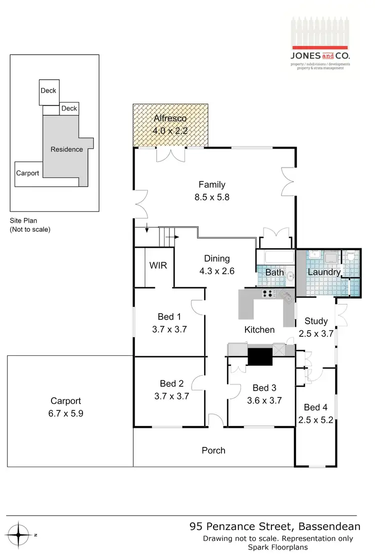 Floorplan of Homely house listing, 95 Penzance Street, Bassendean WA 6054
