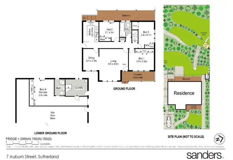 Floorplan of Homely house listing, 7 Auburn Street, Sutherland NSW 2232