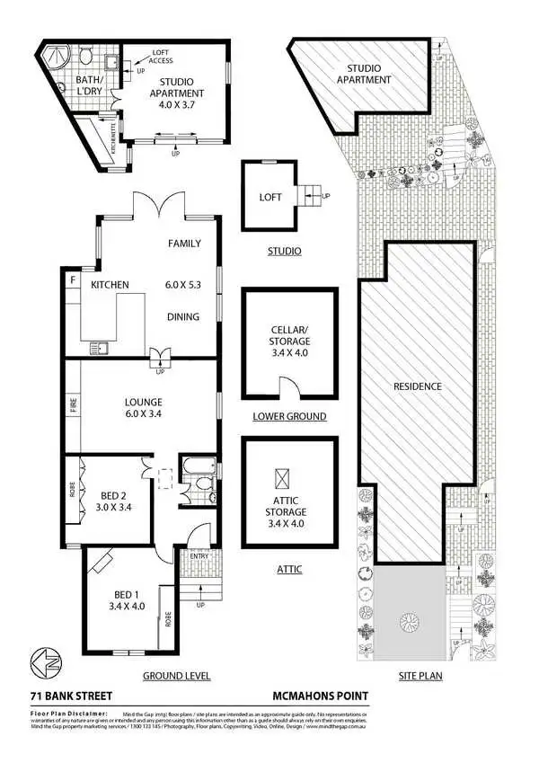 Floorplan of Homely house listing, 71 Bank Street, McMahons Point NSW 2060