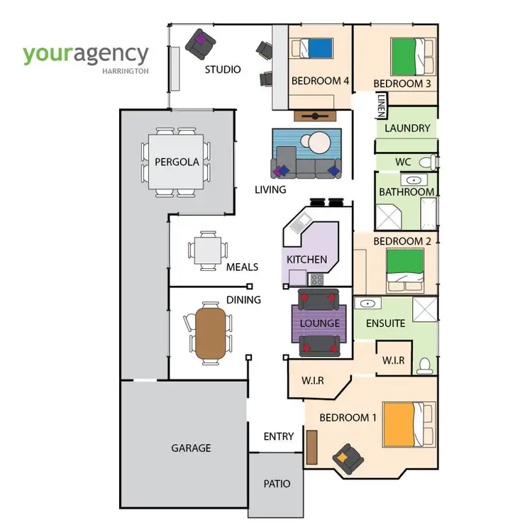 Floorplan of Homely house listing, 18 Electra Parade, Harrington NSW 2427