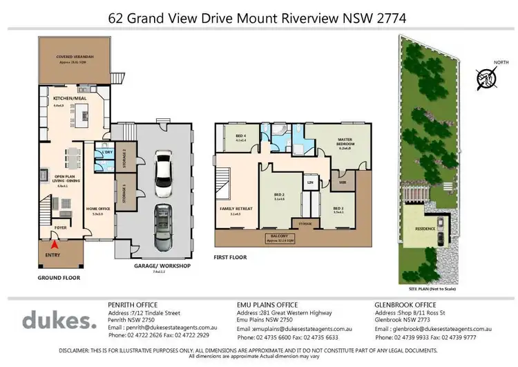 Floorplan of Homely house listing, 62 Grand View Drive, Mount Riverview NSW 2774