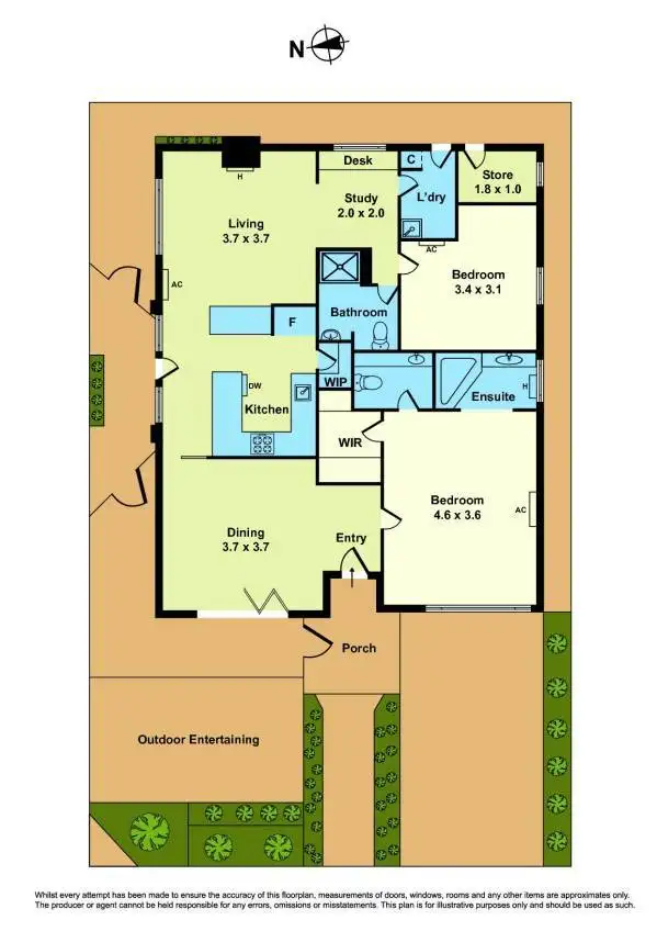 Floorplan of Homely house listing, 5 Williamstown Road, Seddon VIC 3011