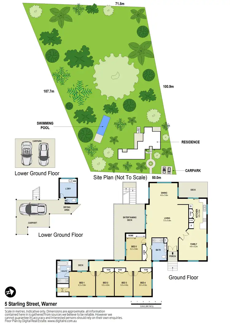 Floorplan of Homely house listing, 5 Starling Street, Warner QLD 4500