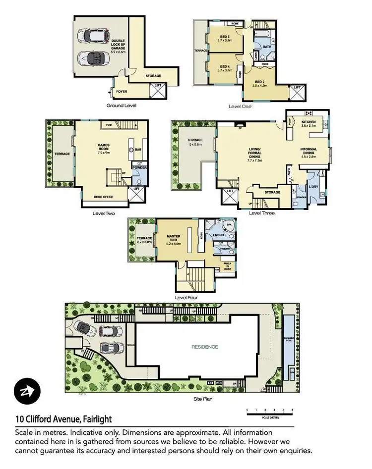 Floorplan of Homely house listing, 10 Clifford Avenue, Fairlight NSW 2094