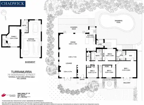 Floorplan of Homely house listing, 76 Warrangi Street, Turramurra NSW 2074