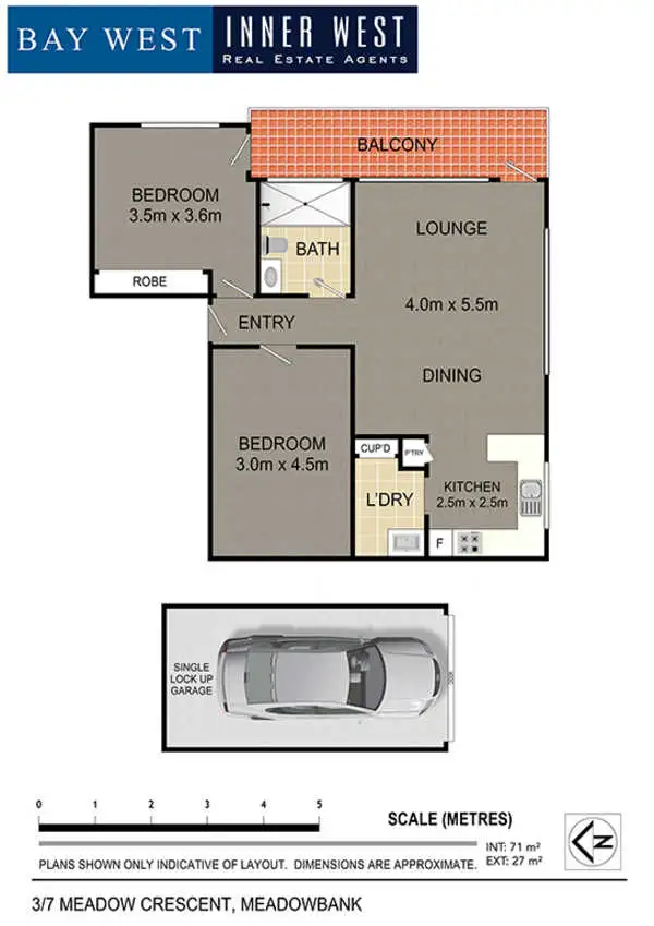 Floorplan of Homely apartment listing, 3/7 Meadow Crescent, Meadowbank NSW 2114